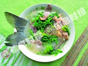 夜香花鲩鱼尾汤