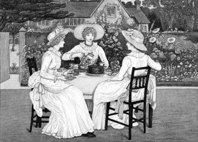 维多利亚时代,饮用下午茶在英国贵族家庭开始流行起来。