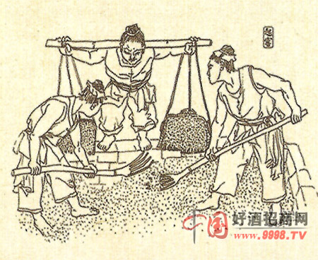 白酒酿造工艺流程图解